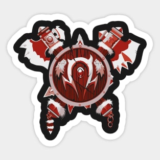 Minimalist Orgrimmar Crest Sticker